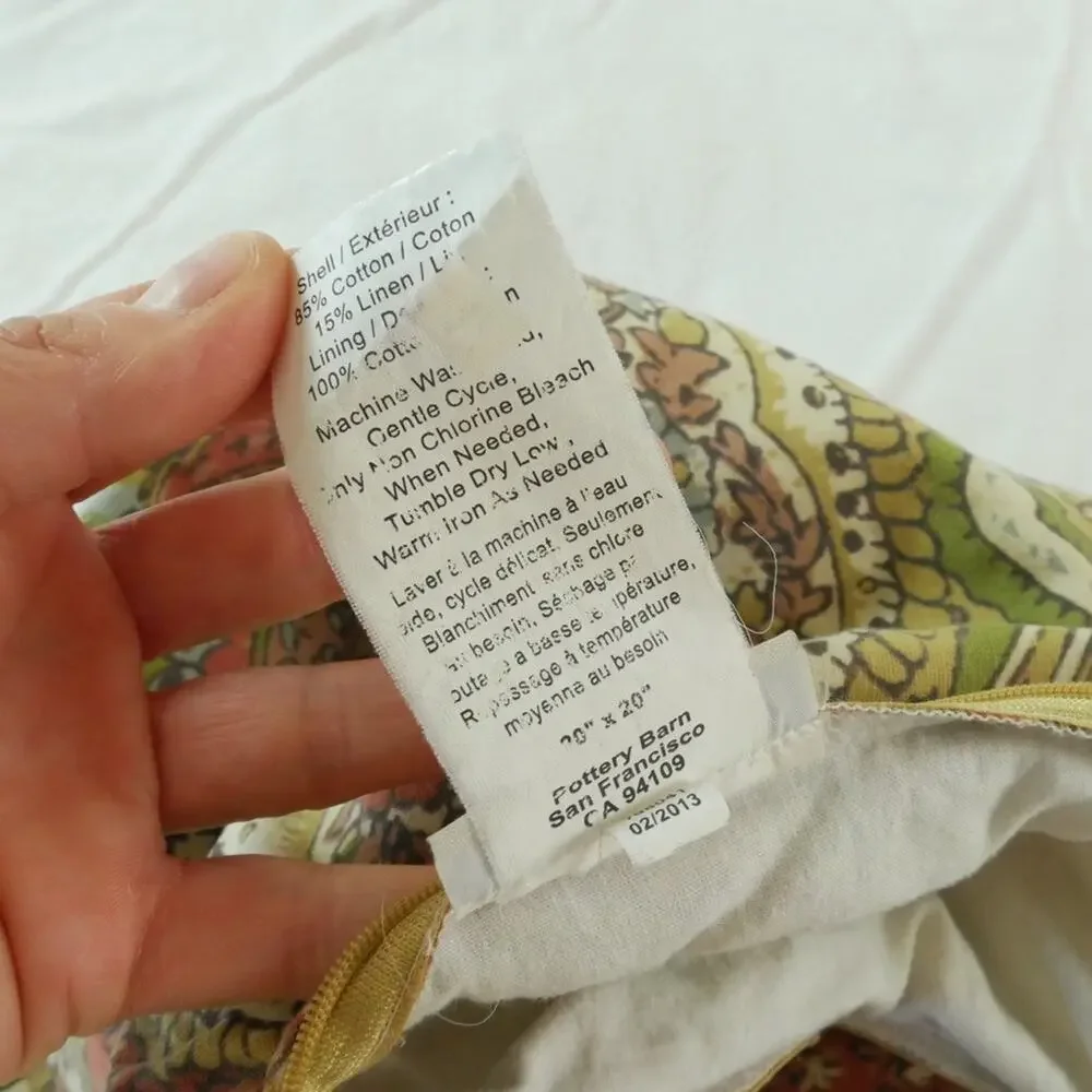 Pottery Barn Zia Pillow Sham 19